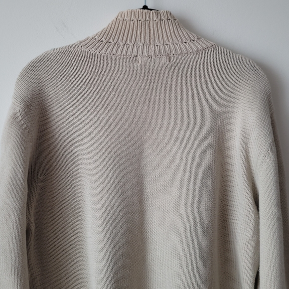 Vintage Jeanne Pierre Floral Embroidered Oversized Mock Neck Pullover Sweater - Picture 6 of 12